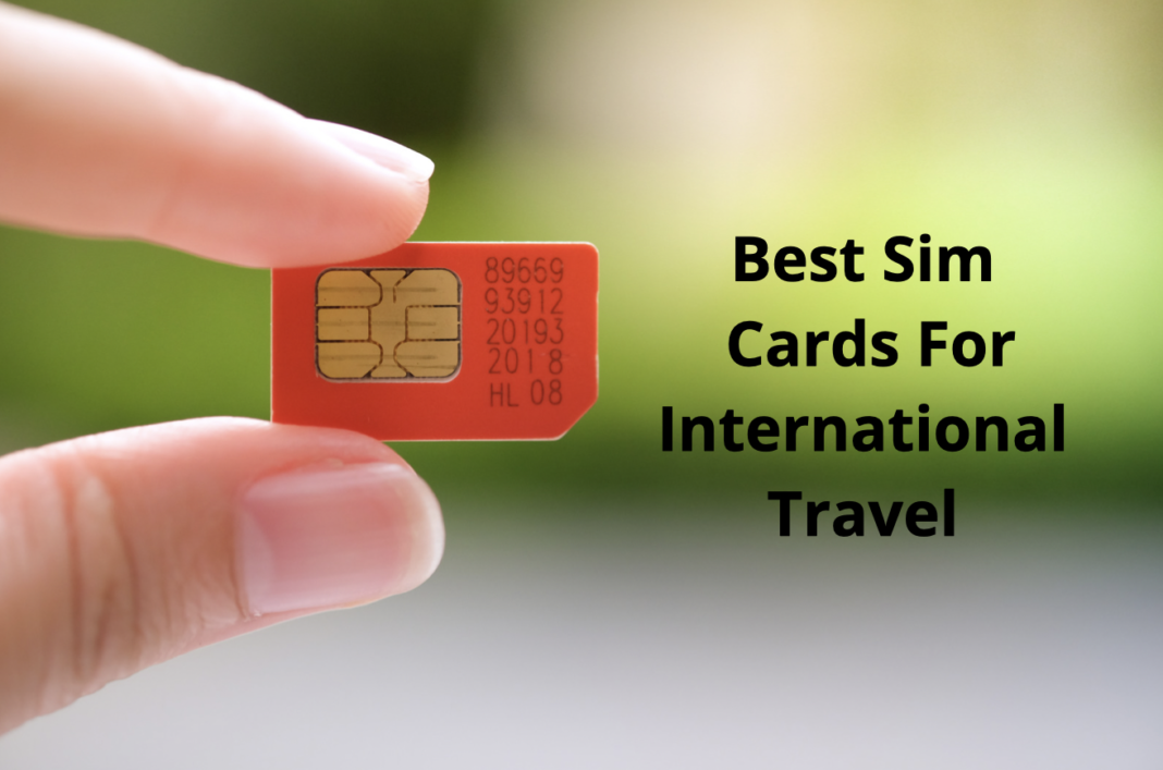 Prepaid International Sim Card For Travel