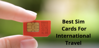 Prepaid International Sim Card For Travel