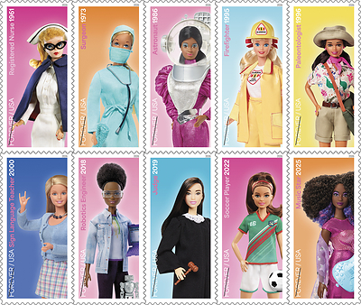 Barbie Can Be Anything… Even A Stamp!