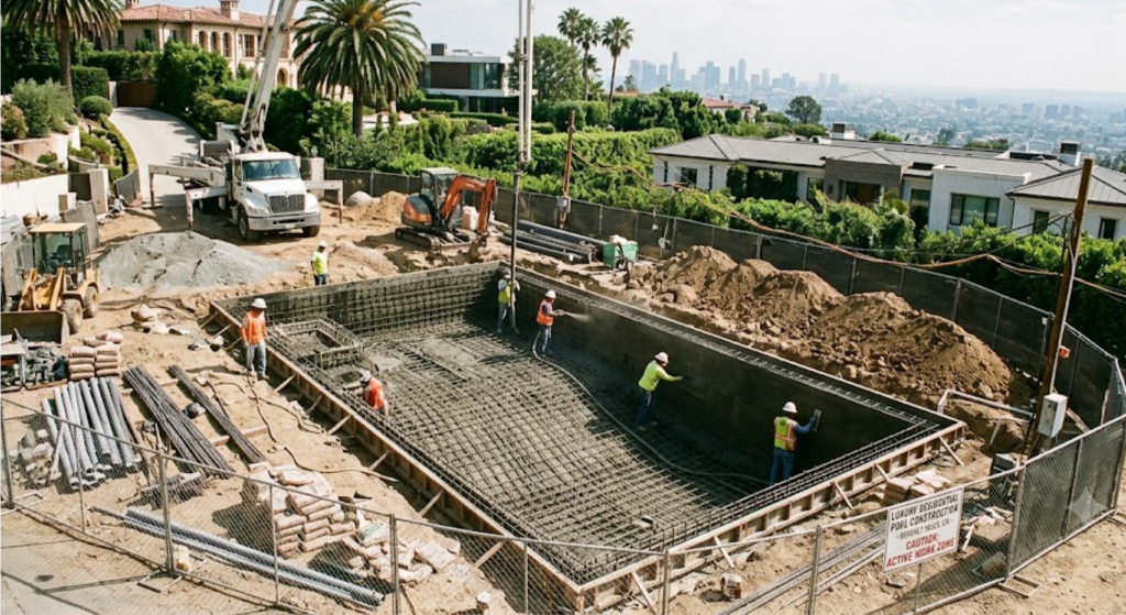 How Long Does Pool Construction Take in Beverly Hills