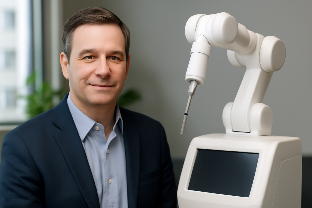 An InventHelp 123Invent Client Develops New Robotic Electrologist (CHK-6099)