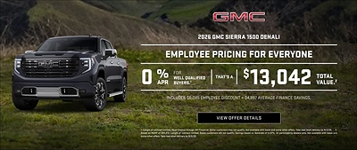 Chris Auffenberg GMC Is Offering Employee Pricing for Everyone on Select GMC Models
