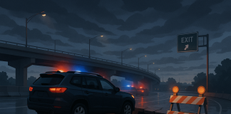Sinkhole Swallows SUV at Norfolk Exit Ramp; Officer Rescues Driver