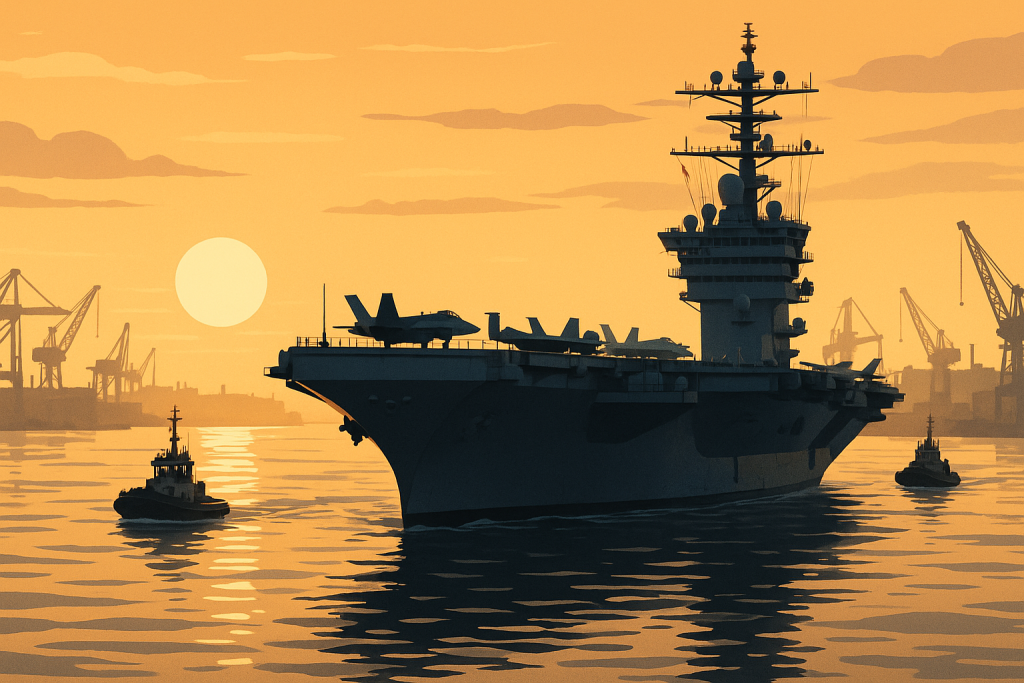 USS Nimitz Arrives in Norfolk After Final Deployment