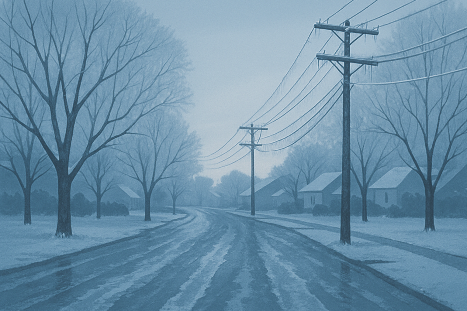 Winter Storm Snarls Hampton Roads Roads, Knocks Out Power in Franklin