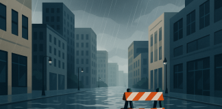 Flash Flood Warning Issued as Heavy Rain Swamps Downtown Norfolk