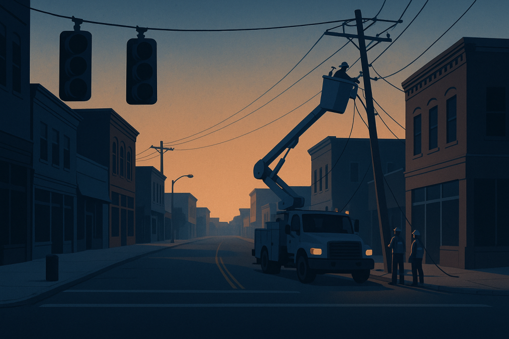 Crash-Related Outage Closes Norfolk School Amid Downtown Blackout