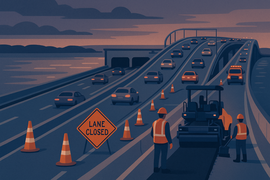 Hampton Roads Bridge-Tunnel Faces October Weekend Closures