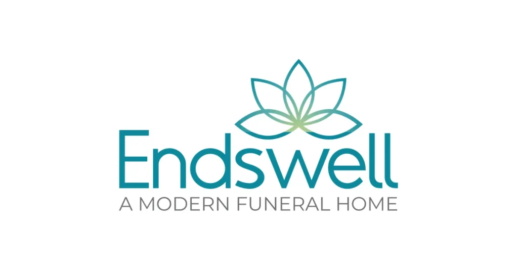 Endswell modern funeral home logo