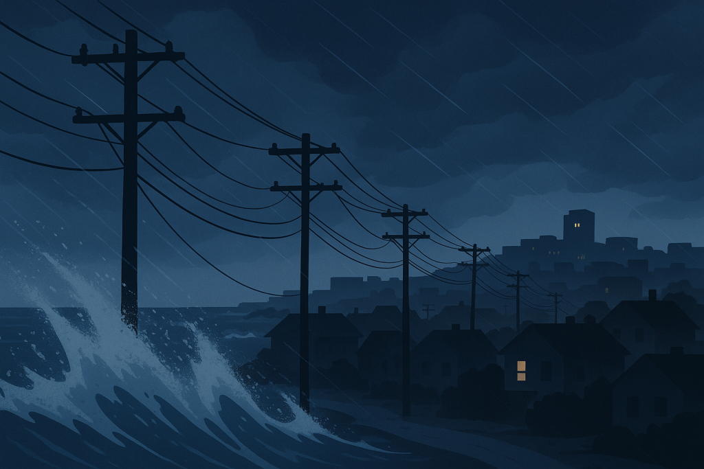 Nor'easter Salt Spray Knocks Out Power for Thousands in Hampton Roads