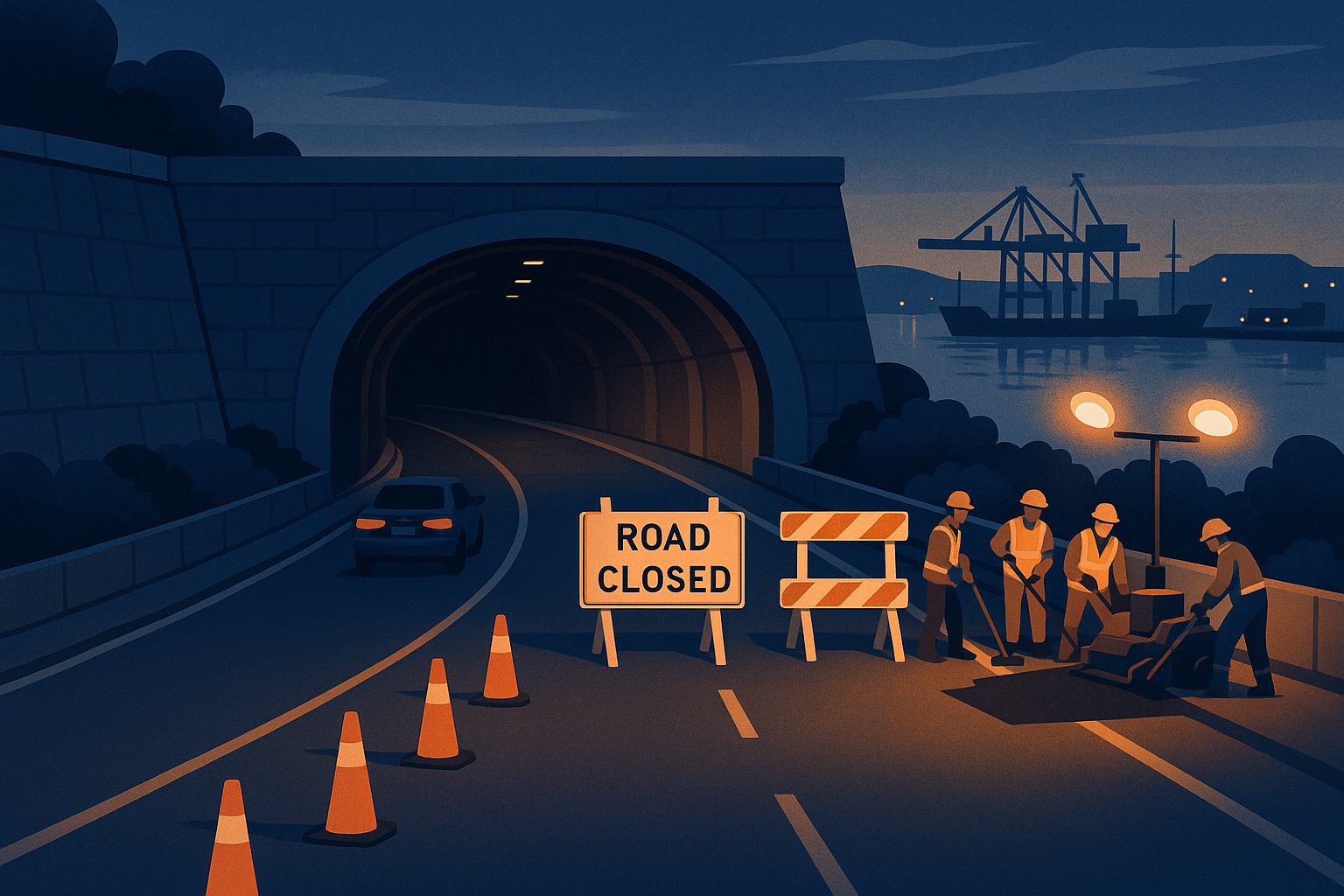 I-64 HRBT Eastbound Closes This Weekend for Repaving