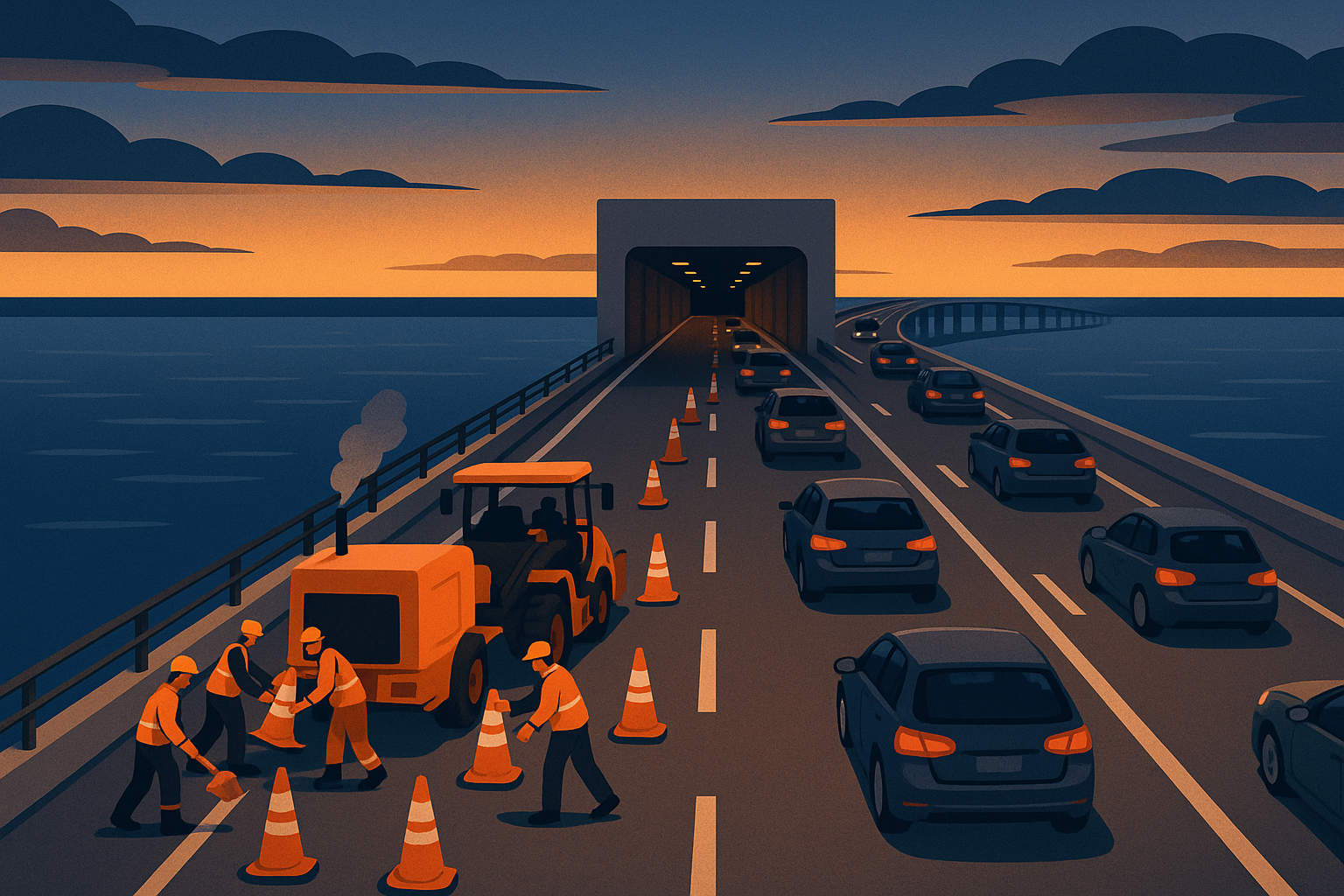 HRBT Westbound Reopens Ahead of Schedule After Weekend Closure