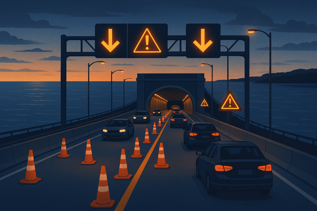 VDOT Plans Weekend HRBT Lane Closures Through October